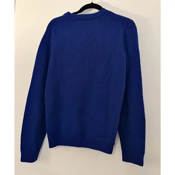 Sandro Fine Knit Royal Blue Sweater